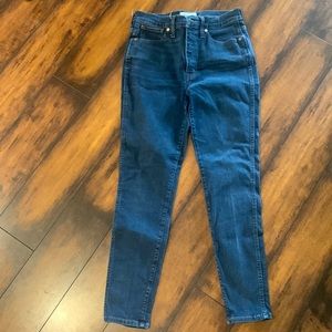 Madewell high rise skinny jeans
